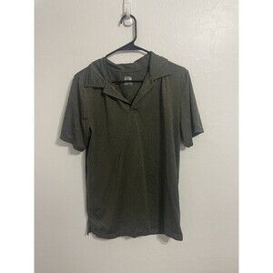 32 Degrees Cool Polo Shirt Mens M Green Athletic Top Short Sleeve Golf (F)